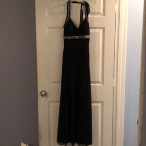 Black evening dress